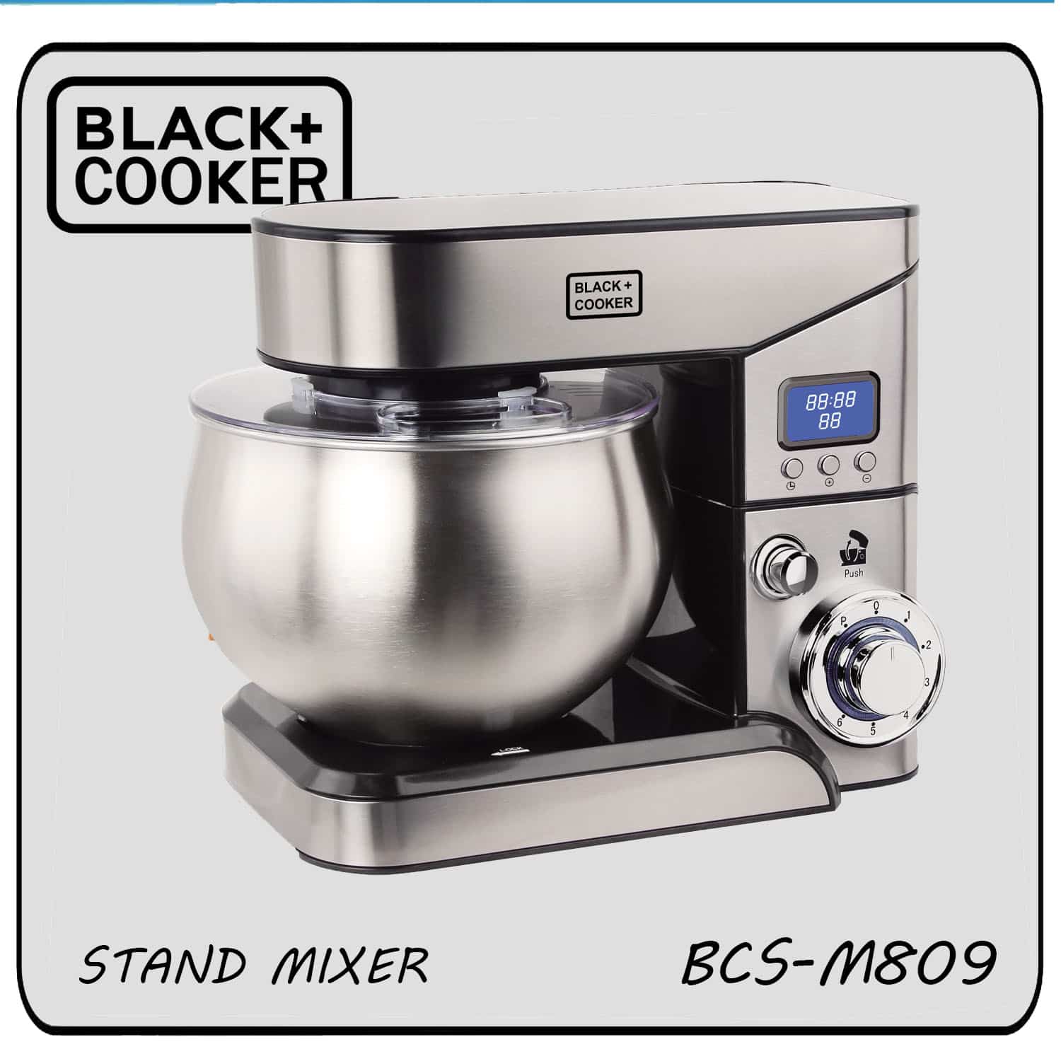 همزن حرفه ای 5 لیتر بلک کوکر مدل BCS-M809